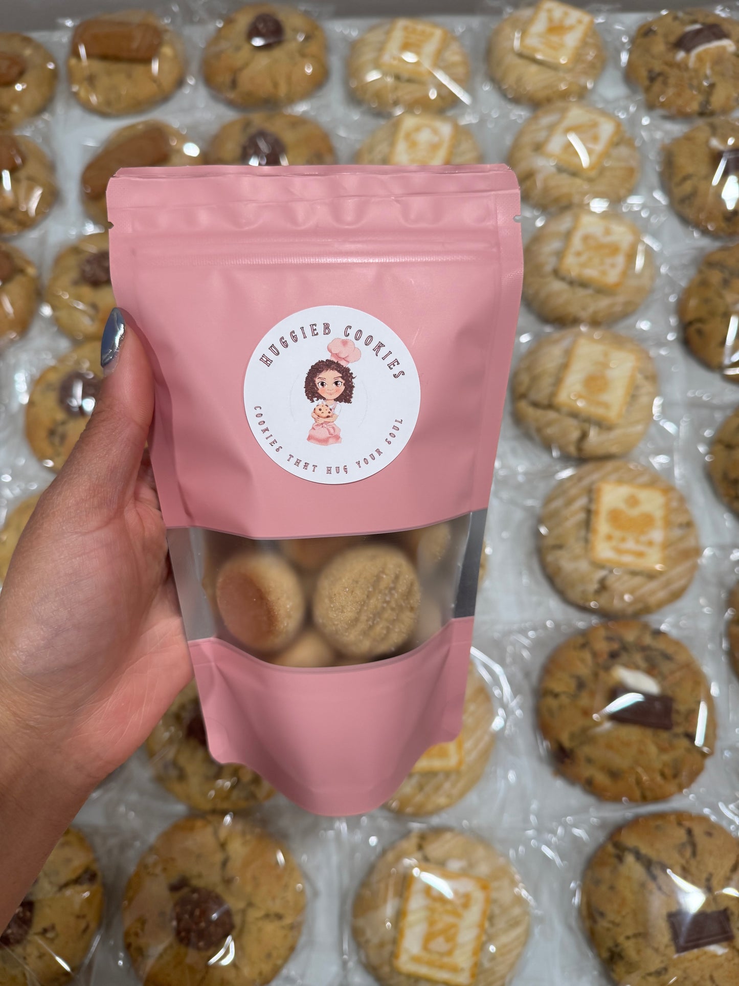 Mini vegan gluten free peanut butter cookies